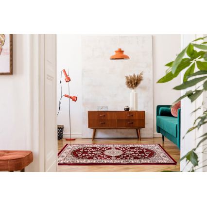 Orientalsk tæppe DUBAI 80x150 cm 2300 g/m2 rød