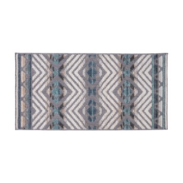 Orientalsk tæppe NEPAL 200 x 280 cm blå/grå/creme