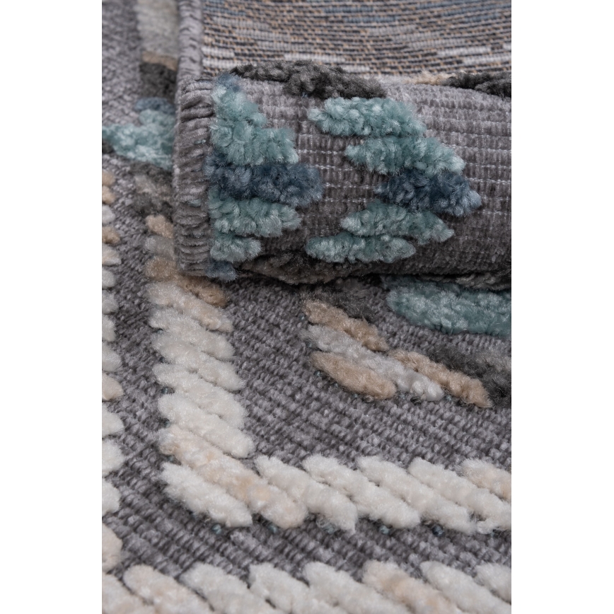 Orientalsk tæppe NEPAL 200x280 cm blå/grå