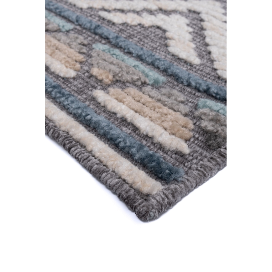 Orientalsk tæppe NEPAL 200x280 cm blå/grå