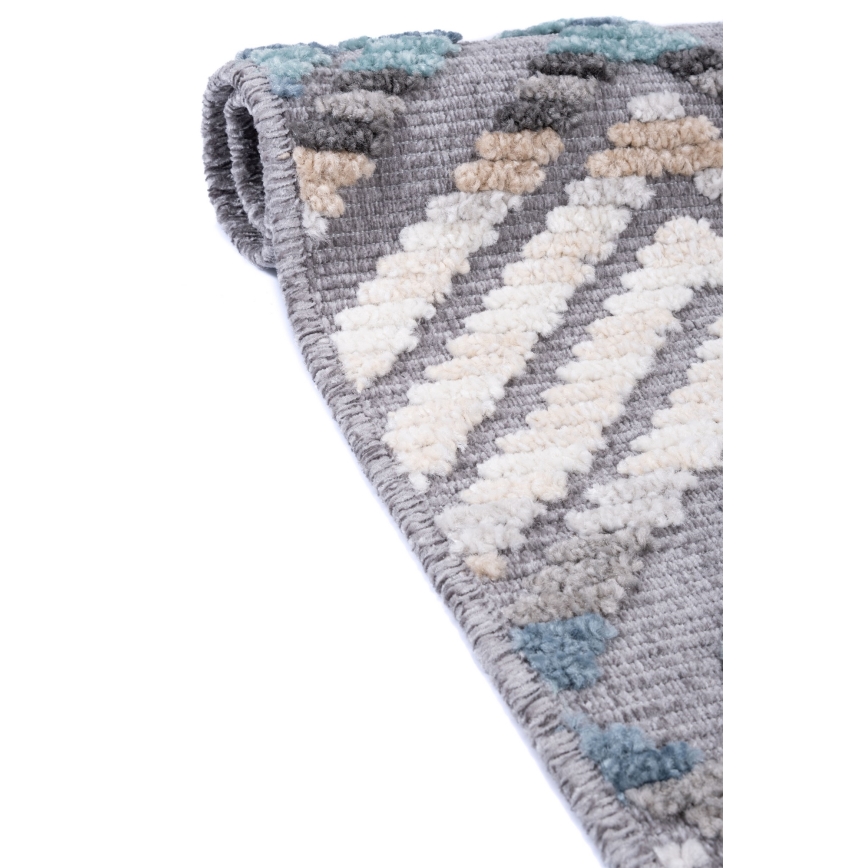 Orientalsk tæppe NEPAL 200x280 cm blå/grå