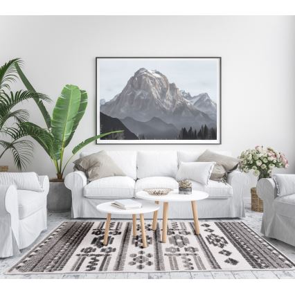 Orientalsk tæppe NEPAL 200x280 cm grå/hvid