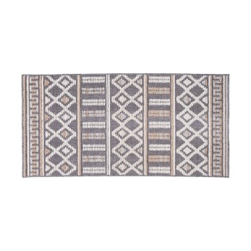 Orientalsk tæppe NEPAL 80 x 153 cm, grå/beige