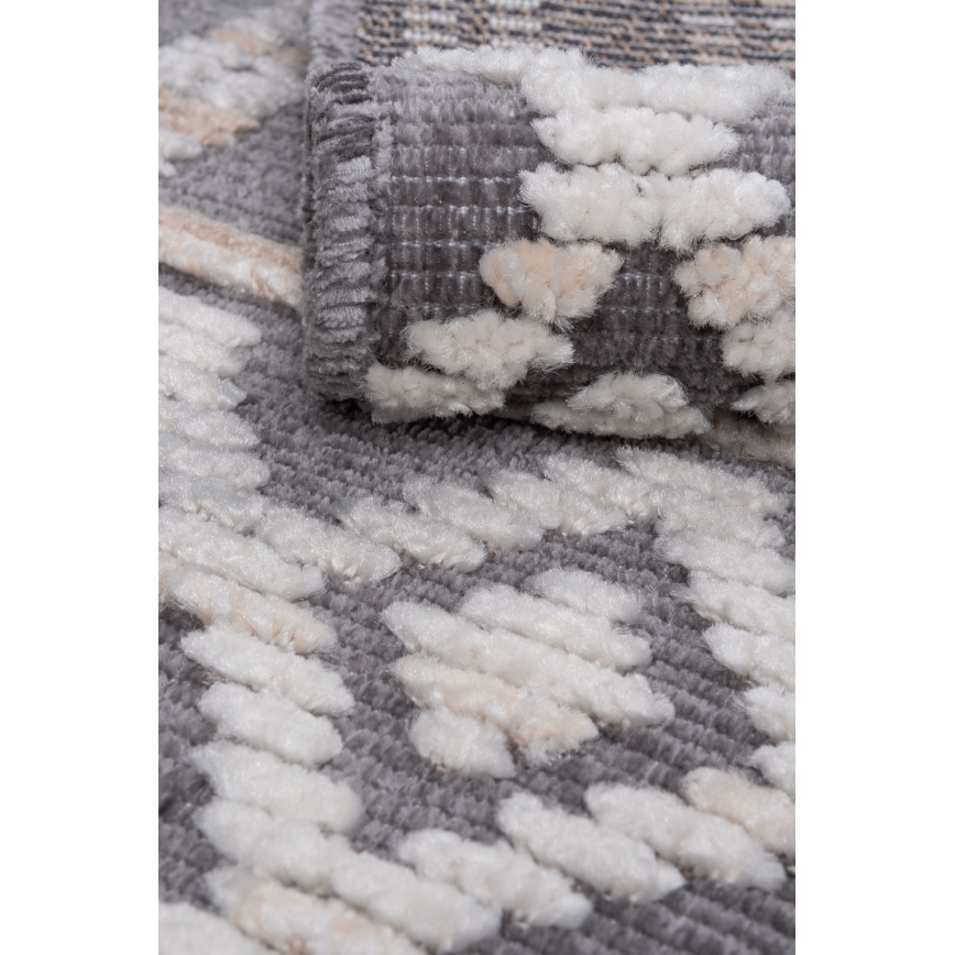 Orientalsk tæppe NEPAL 80x153 cm, grå