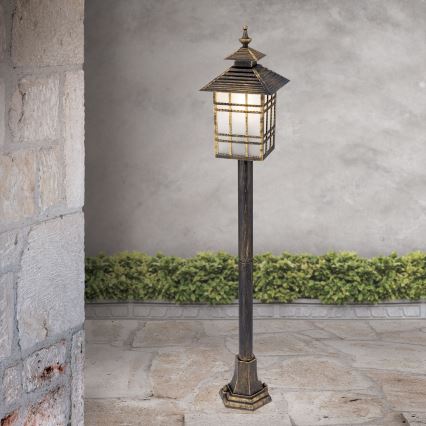 Udendørslampe KIKO 1xE27/11W/230V IP44 bronze/patina