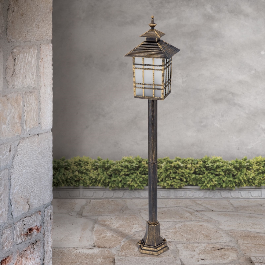 Udendørslampe KIKO 1xE27/11W/230V IP44 bronze/patina