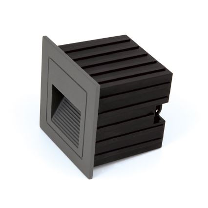 LED Indbygningslampe LORO LED/2W/230V IP65 antracit
