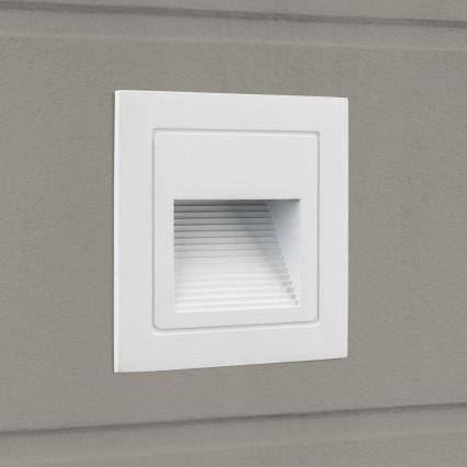 LED Indbygningslampe LORO LED/2W/230V IP65 hvid