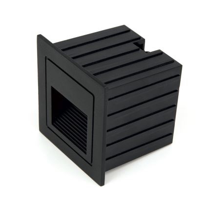LED Indbygningslampe LORO LED/2W/230V IP65 sort