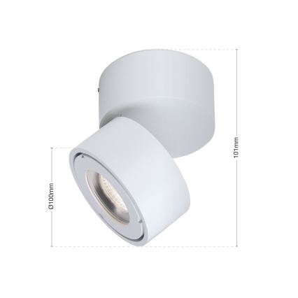 LED Dæmpbar badeværelse spotlampe HARVEY LED/15W/230V IP65 hvid