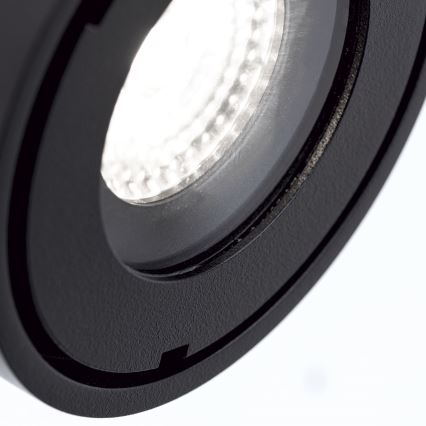 LED Dæmpbar badeværelse spotlampe HARVEY LED/15W/230V IP65 sort