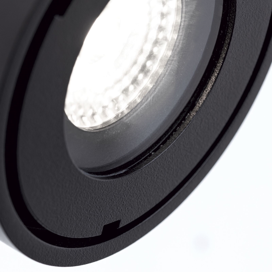 LED Dæmpbar badeværelse spotlampe HARVEY LED/15W/230V IP65 sort