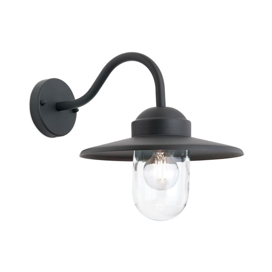 Udendørs væglampe EDWARD 1xE27/60W/230V IP44 sort
