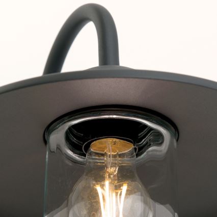 Udendørs væglampe EDWARD 1xE27/60W/230V IP44 sort