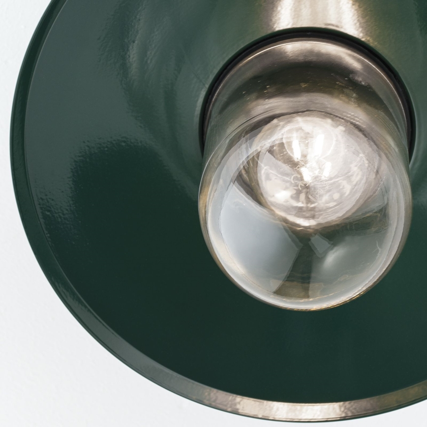 Udendørs loftlampe EDWARD 1xE27/60W/230V IP44 grøn
