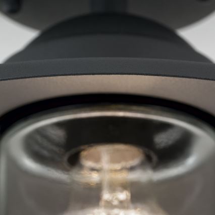 Udendørs påbygningslampe EDWARD 1xE27/60W/230V IP44 antracit