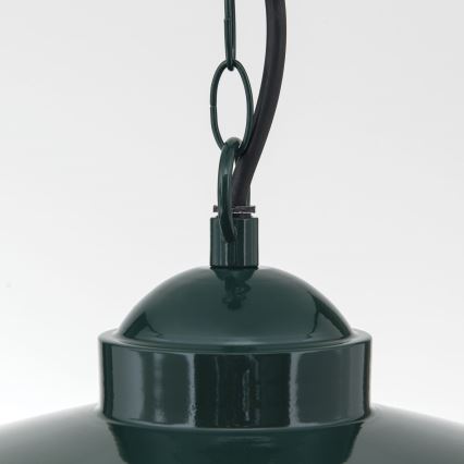 Udendørs pendellampe EDWARD 1xE27/60W/230V IP44 grøn