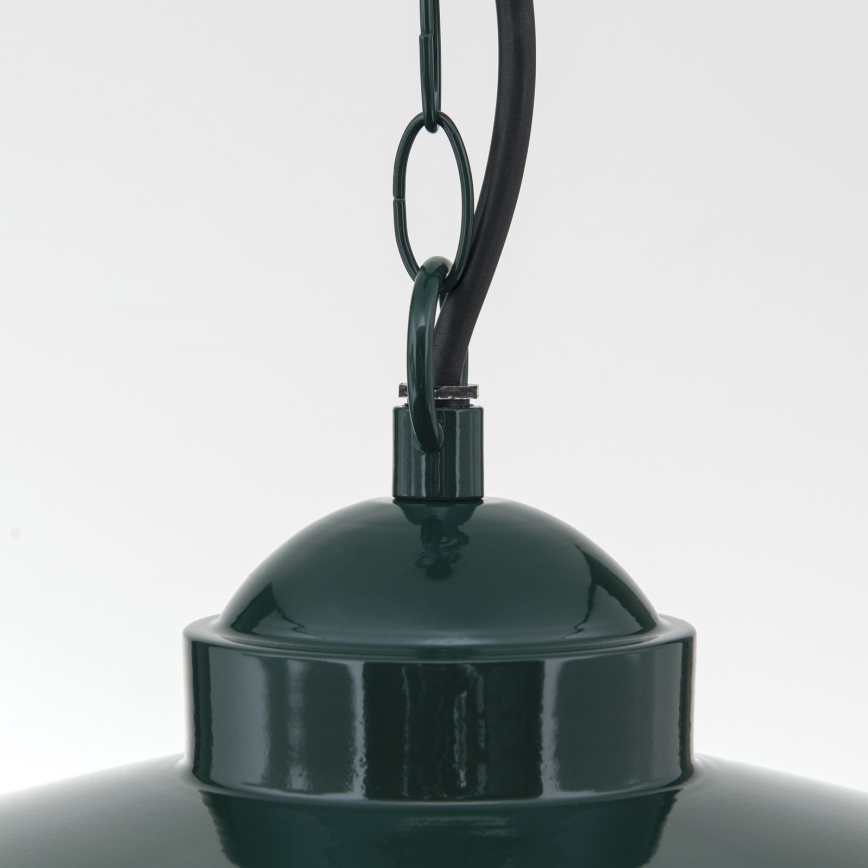 Udendørs pendellampe EDWARD 1xE27/60W/230V IP44 grøn