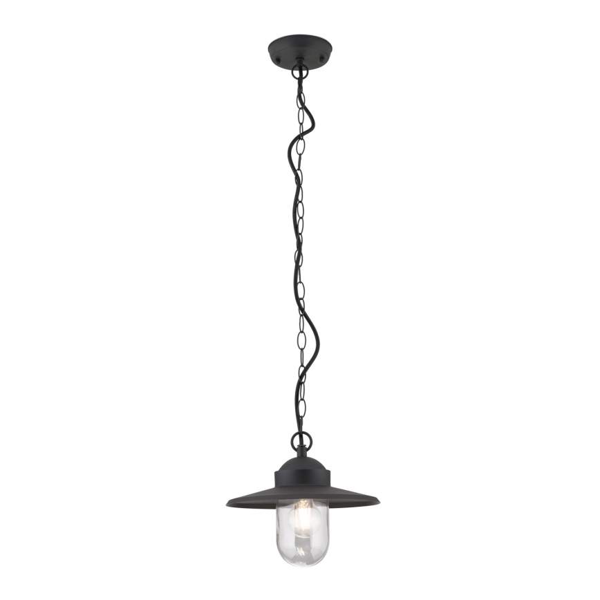 Udendørs pendellampe EDWARD 1xE27/60W/230V IP44 sort