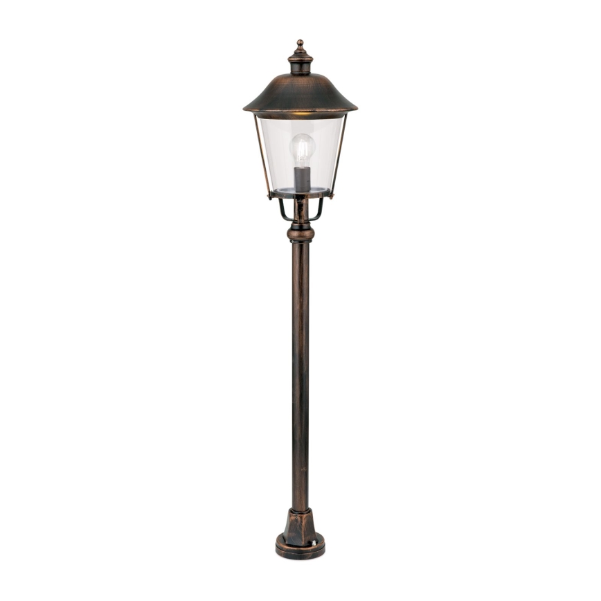 Udendørslampe KENZO 1xE27/100W/230V IP44 bronze/patina