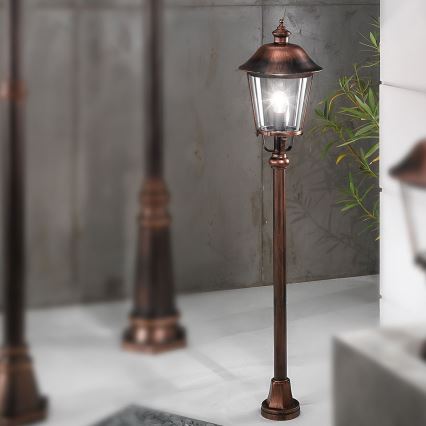 Udendørslampe KENZO 1xE27/100W/230V IP44 bronze/patina