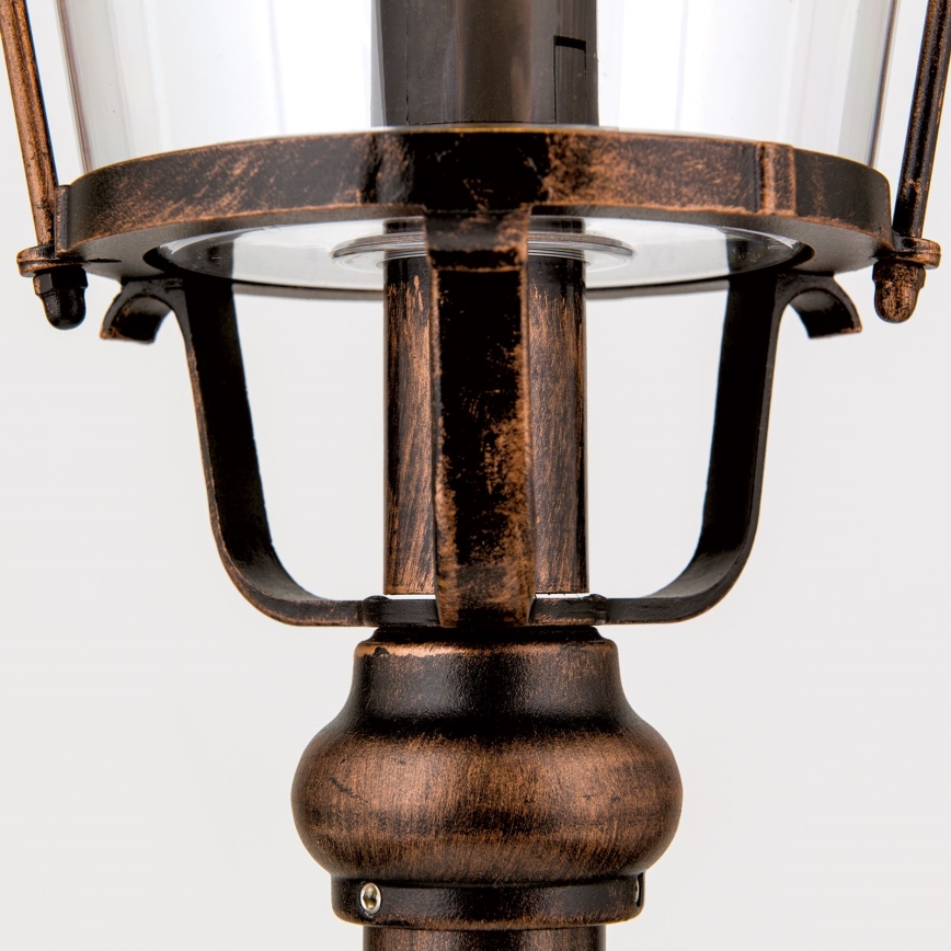 Udendørslampe KENZO 1xE27/100W/230V IP44 bronze/patina