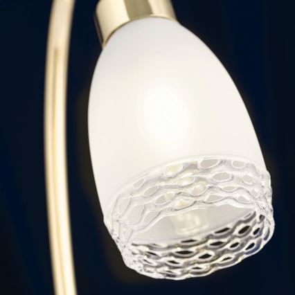 Bordlampe CARLA 1xG9/28W/230V guldfarvet