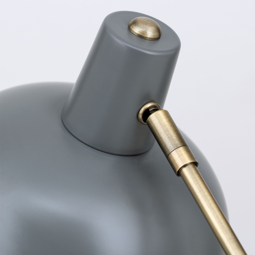 Bordlampe FEDRA 1xE14/40W/230V grå/messing