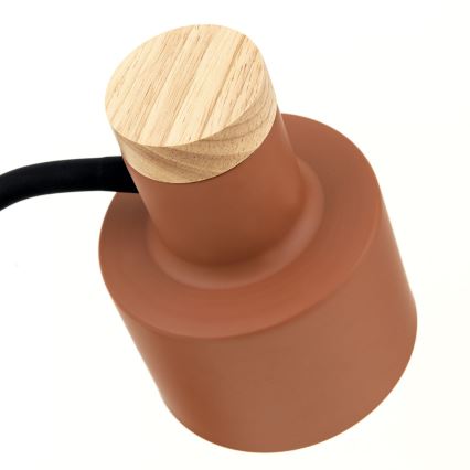 Bordlampe GILI 1xE27/40W/230V teglrød