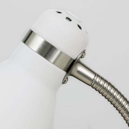 Bordlampe SCHOOL 1xE27/40W/230V hvid/mat krom