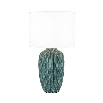 Bordlampe TORTUGA 1xE27/40W/230V grøn/hvid