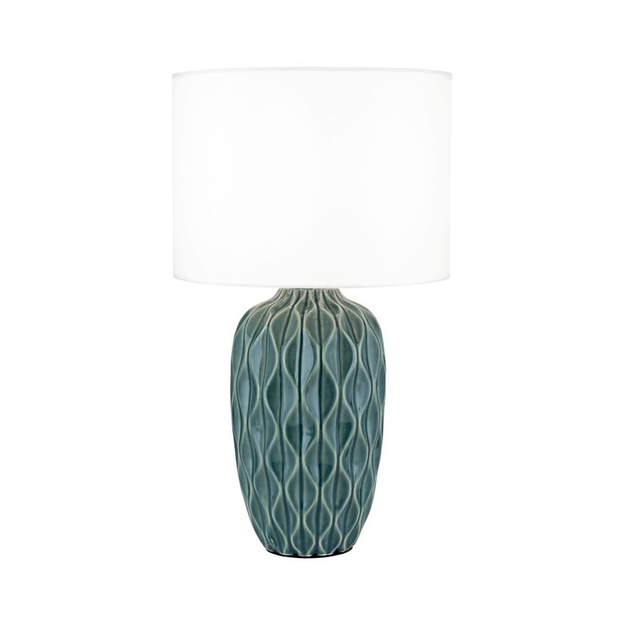 Bordlampe TORTUGA 1xE27/40W/230V grøn/hvid