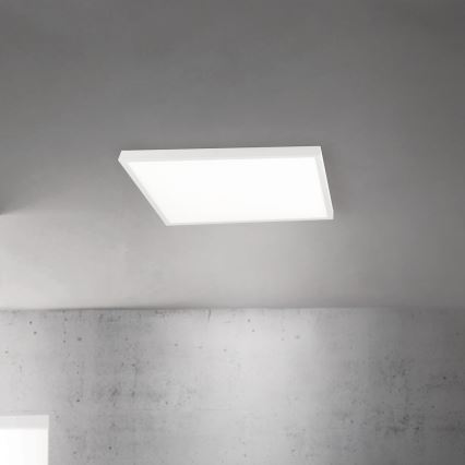 LED dæmpbar loftarmatur DISC LED/46W/230V 2700/3000/4000K 59x59 cm hvid