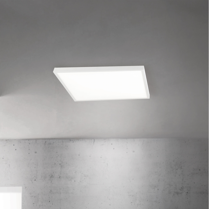 LED dæmpbar loftarmatur DISC LED/46W/230V 2700/3000/4000K 59x59 cm hvid