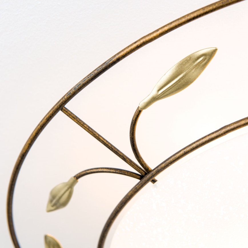 Loftlampe LUCA 2xE14/40W/230V diameter 40 cm bronze/patina
