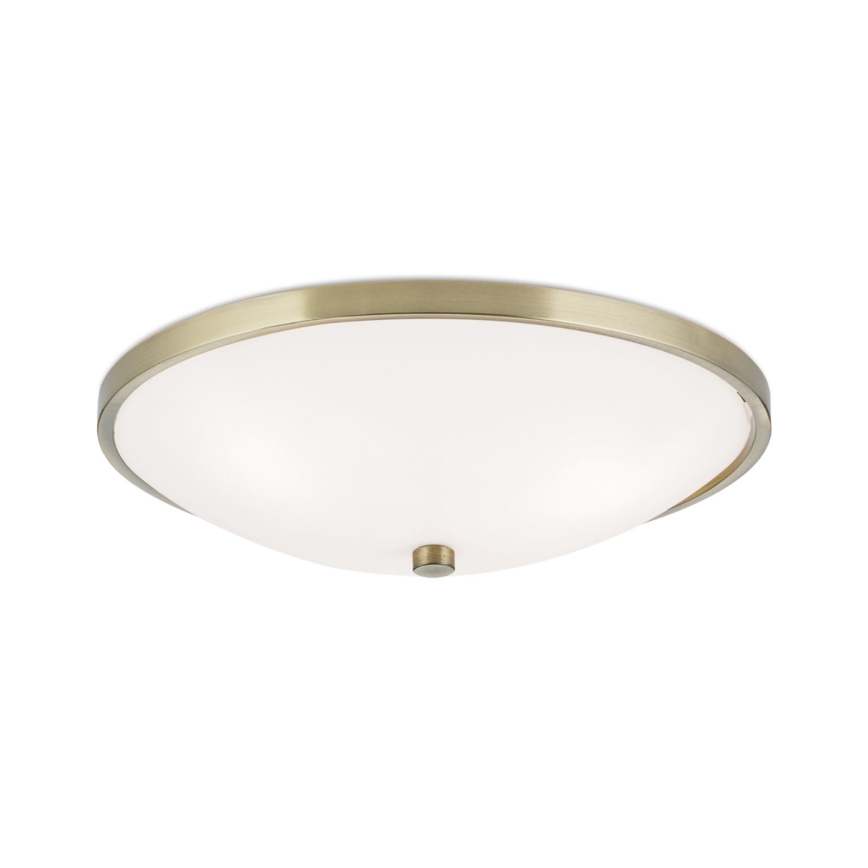 Loftlampe AIDA 3xE27/60W/230V diameter 40 cm messing