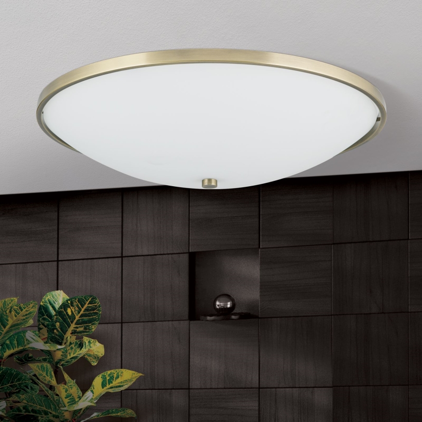 Loftlampe AIDA 5xE27/60W/230V diameter 56,5 cm messing