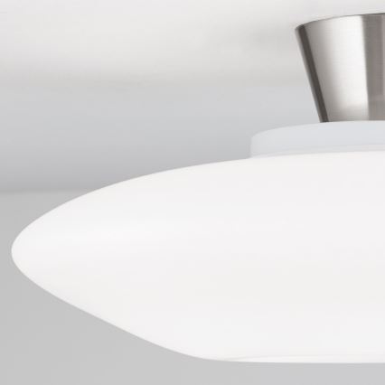 Loftlampe BLANC 2xE27/60W/230V diameter 49 cm mat krom