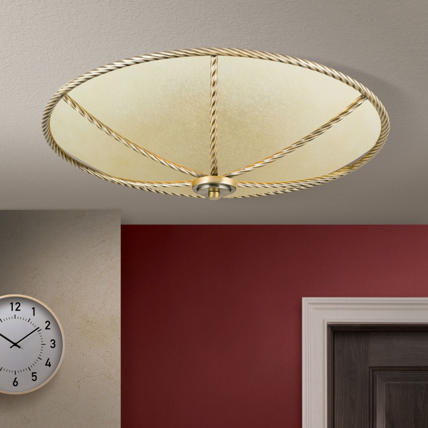 Loftlampe MAURO 5xE27/60W/230V diameter 56 cm bronze