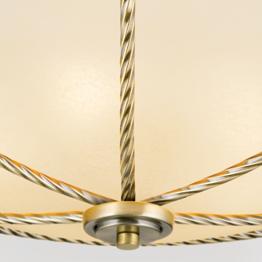 Loftlampe MAURO 5xE27/60W/230V diameter 56 cm bronze