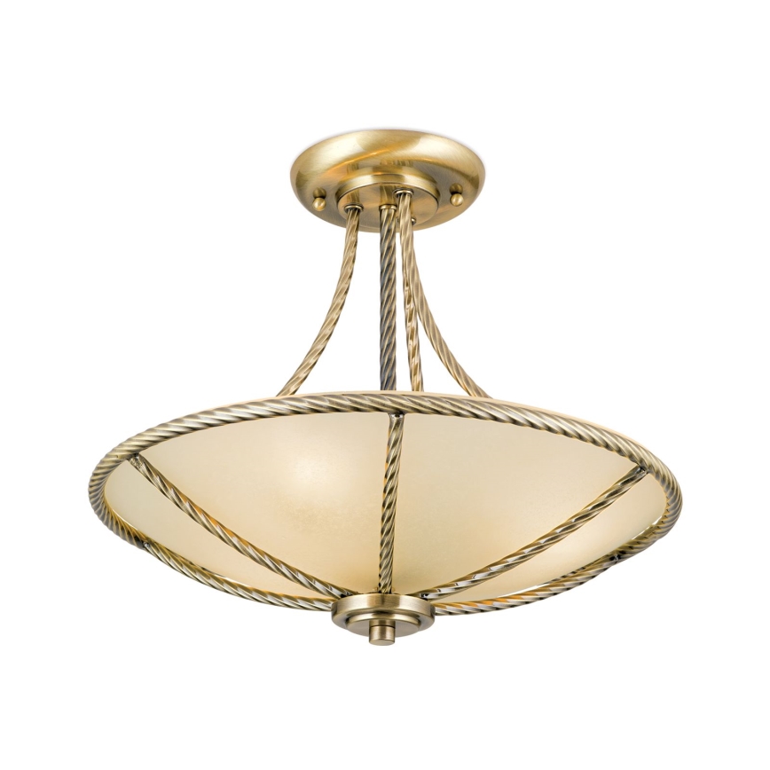 Pendellampe MAURO 3xE27/60W/230V diameter 42 cm bronze