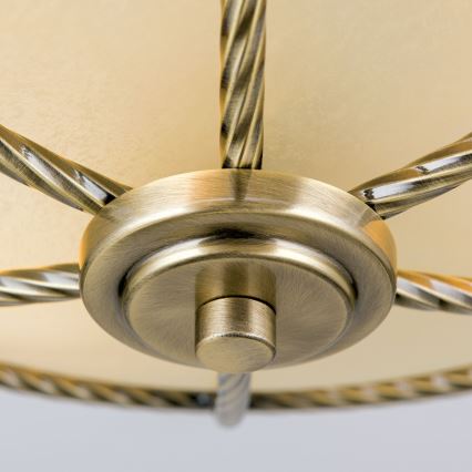 Pendellampe MAURO 3xE27/60W/230V diameter 42 cm bronze