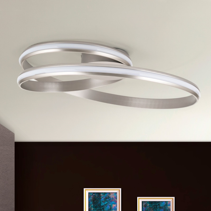 LED loftlampe dæmpbar CIRCUS LED/30W/230V sølvfarvet