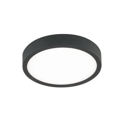 LED loftlampe BULLY LED/12W/230V diameter 14 cm sort