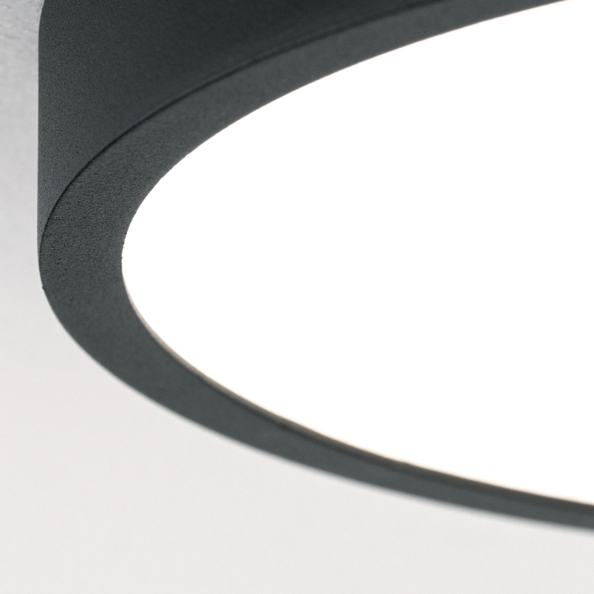 LED loftlampe BULLY LED/12W/230V diameter 14 cm sort