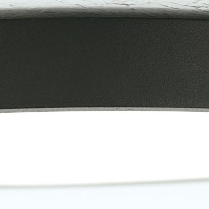 LED loftlampe BULLY LED/24W/230V diameter 24 cm sort