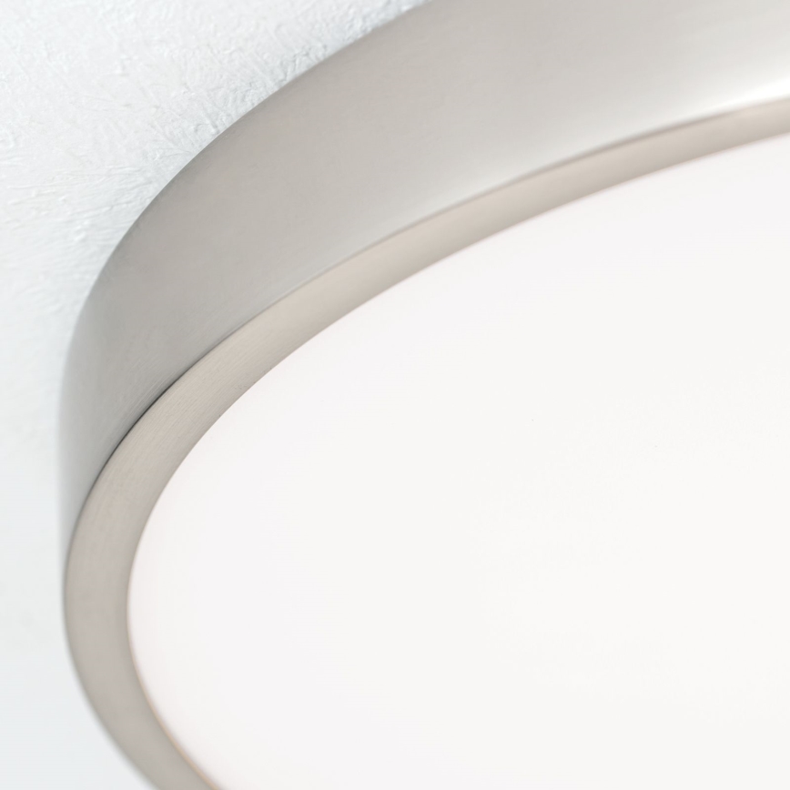 LED loftlampe BULLY LED/28W/230V diameter 28 cm mat krom