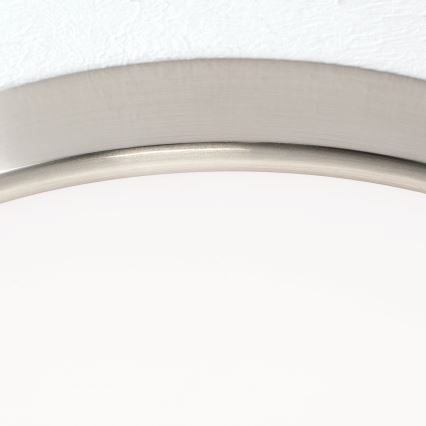 LED loftlampe BULLY LED/28W/230V diameter 28 cm mat krom