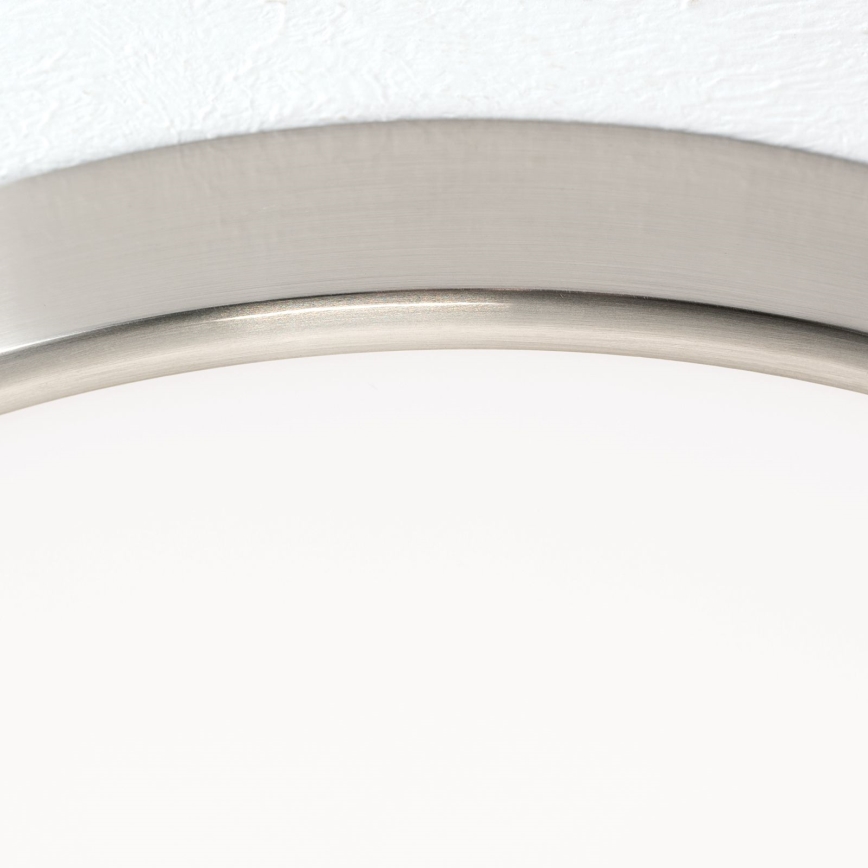 LED loftlampe BULLY LED/28W/230V diameter 28 cm mat krom