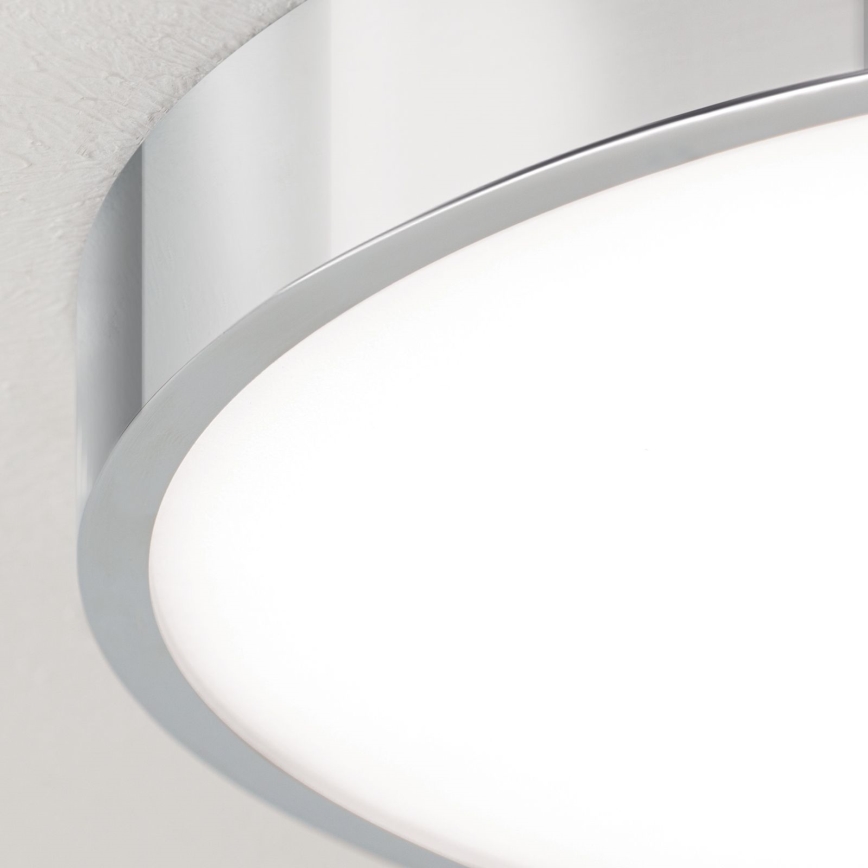 LED loftlampe BULLY LED/28W/230V diameter 28 cm skinnende krom
